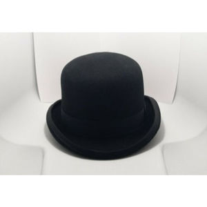 Vintage Scala Classico Large Black Derby Hat Handmade Wool Dorfman Pacific Co.